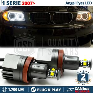 H8 LED ANGEL EYES For BMW 1 Series E87 E88 E81 E82 From 2007 | White Parking Lights 40W CANbus 