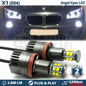 H8 LED ANGEL EYES For BMW X1 E84 | White Parking Lights 120W CANbus ERROR FREE 