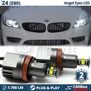 H8 LED ANGEL EYES For BMW Z4 E89 | White Parking Lights 40W CANbus ERROR FREE 