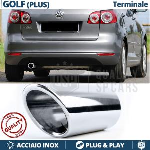 1pc EXHAUST TIP for VW GOLF PLUS Chromed Stainless STEEL | PLUG & PLAY Installation