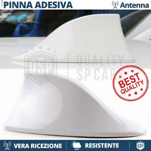 WHITE SHARK FIN Antenna FOR PEUGEOT 208 307 | Real AM-FM-DAB+ RADIO Reception