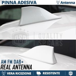 Antenna PINNA DI SQUALO Bianca PER BMW X3, X4, X5 G01 G02 G05 | Ricezione RADIO AM-FM-DAB+