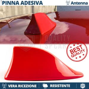 Antenna PINNA DI SQUALO Rossa PER Alfa Romeo GIULIA-STELVIO | VERA Ricezione RADIO AM-FM-DAB+