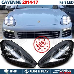 2 PHARES LED Pour Porsche Cayenne 2 2014 -17 A APPROUVÉ | Transformation des Phares Nouveau Modèle