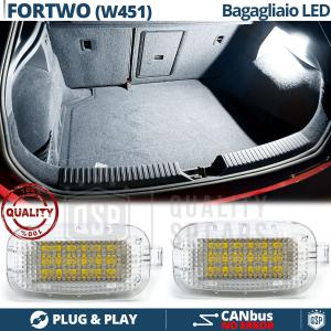 Éclairage de Coffre LED pour SMART FORTWO W451 | Lumières Intérieures BLANC PUR | CANbus 