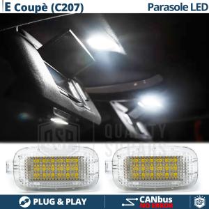 2 Sun Visor LED Lights for MERCEDES E CLASS COUPE C207 | Interior ICE White Lights | CANbus Error FREE