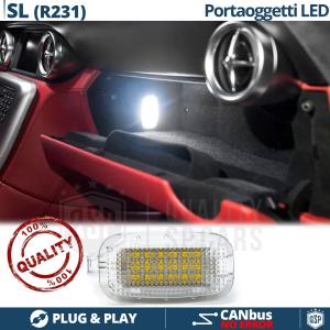 Éclairage de Boite à Gants LED pour MERCEDES SL R231 | Lumières Intérieures BLANC PUR | CANbus