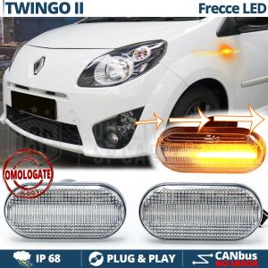 LED Side Markers for Renault TWINGO 2 Sequential Dynamic  E-Approved, Canbus No Error