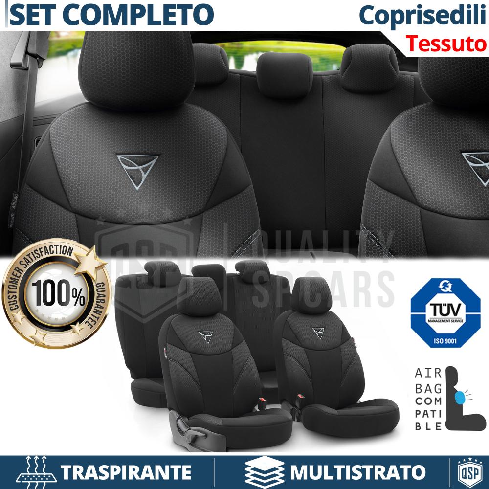 FUNDAS ASIENTO para Seat COMPLETO Delantero + Trasero en Tejido | Certificados TÜV