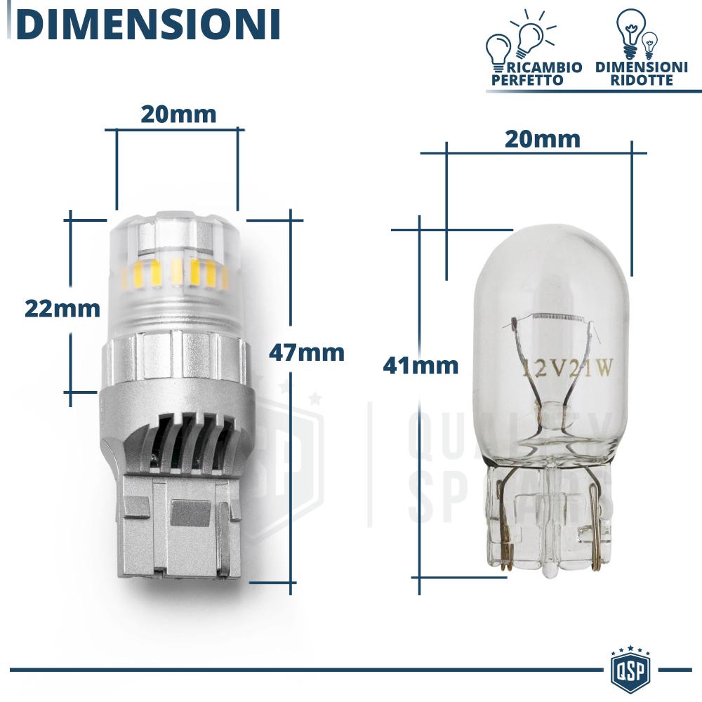 Bulb VISION W21 / 5W (T20q) 12V 1x COB LED, CANBUS, white, 2 pcs -   platform