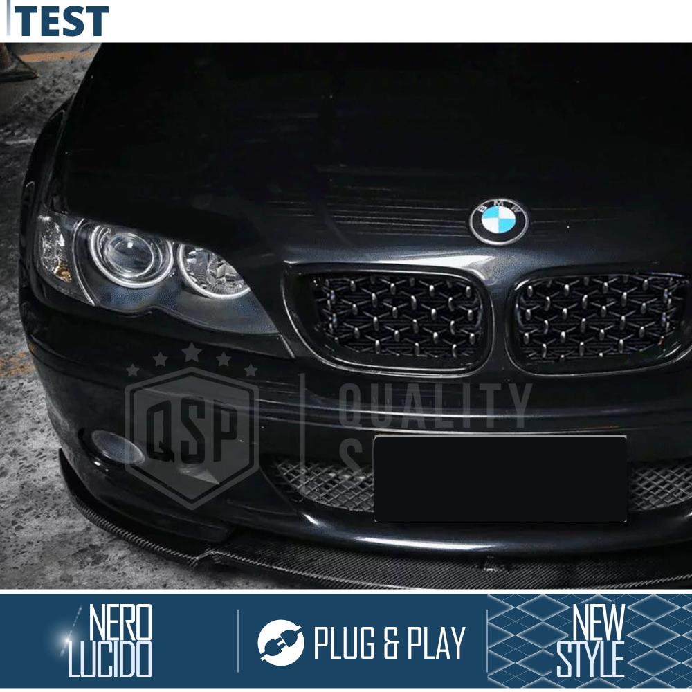 Front GRILLE for BMW 3 Series E46 (01-05), Diamond 3d Design