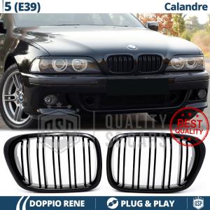 Front GRILLE for BMW 5 Series E39, Double Slats Design | Glossy Black Grill Tuning M