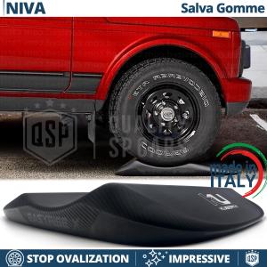 Cuscini SALVA GOMME Carbon Per Lada Niva, Antiovalizzanti Ruote | Originali Kuberth MADE IN ITALY