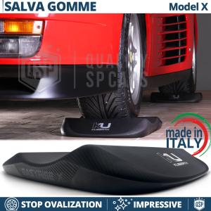 Cuscini SALVA GOMME Carbon Per Ferrari 328, Antiovalizzanti Ruote | Originali Kuberth MADE IN ITALY