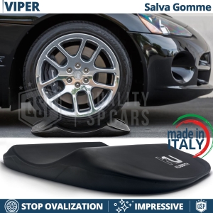 Black TIRE CRADLES For Dodge Viper, Flat Stop Protector | Original Kuberth MADE IN ITALY
