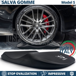 Black TIRE CRADLES For Maserati 4200GT, Flat Stop Protector | Original Kuberth MADE IN ITALY