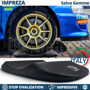 Cuscini SALVA GOMME Neri Per Subaru Impreza, Antiovalizzanti Ruote | Originali Kuberth MADE IN ITALY