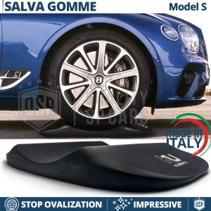 Black TIRE CRADLES For Bentley Azure, Flat Stop Protector | Original Kuberth MADE IN ITALY