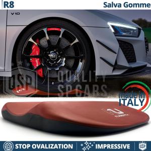 Red TIRE CRADLES For Audi R8, Flat Stop Protector | Original Kuberth MADE IN ITALY