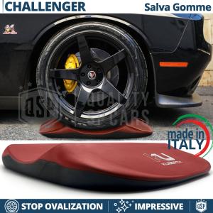 PROTECTORES DE NEUMÁTICOS Rojos para Dodge Challenger, Anti Deformación | Originales Kuberth HECHO EN ITALIA