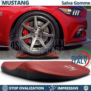 Red TIRE CRADLES For Ford Mustang, Flat Stop Protector | Original Kuberth MADE IN ITALY