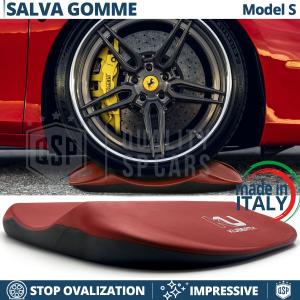 Cuscini SALVA GOMME Rossi per Ferrari Berlinetta, Antiovalizzanti Ruote | Originali Kuberth MADE IN ITALY