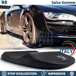 Black TIRE CRADLES For Audi R8, Flat Stop Protector | Original Kuberth MADE IN ITALY