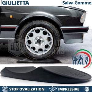 Black TIRE CRADLES Flat Stop Protector, for Alfa Giulietta | Original Kuberth MADE IN ITALY