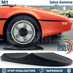 Black TIRE CRADLES Flat Stop Protector, for Bmw M1 | Original Kuberth MADE IN ITALY