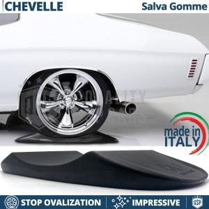 PROTECTORES DE NEUMÁTICOS Anti Deformación Negros para Chevrolet Chevelle | Originales Kuberth HECHO EN ITALIA