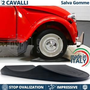 Cuscini SALVA GOMME Antiovalizzanti Neri, per Citroen 2CV | Originali Kuberth MADE IN ITALY