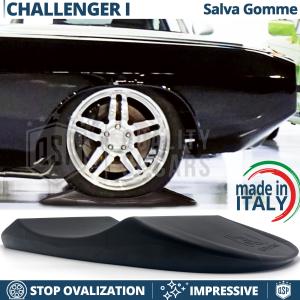 Schwarze Reifenschoner REIFENWIEGE STANDPLATTEN Für Dodge Challenger 1 | Original Kuberth HERGESTELLT IN ITALIEN