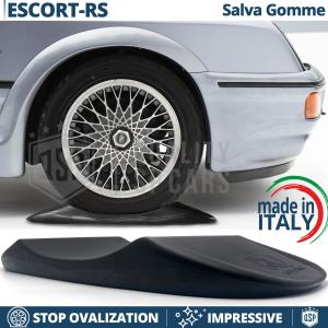 Schwarze Reifenschoner REIFENWIEGE STANDPLATTEN Für Ford Escort RS | Original Kuberth HERGESTELLT IN ITALIEN