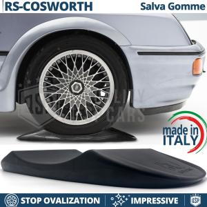 Schwarze Reifenschoner REIFENWIEGE STANDPLATTEN Für Ford Sierra Rs, cosworth | Original Kuberth HERGESTELLT IN ITALIEN