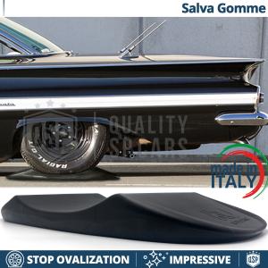 Schwarze Reifenschoner REIFENWIEGE STANDPLATTEN Für Ford Usa Vintage | Original Kuberth HERGESTELLT IN ITALIEN