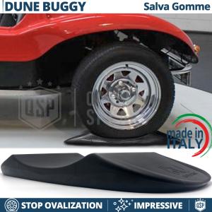 Schwarze Reifenschoner REIFENWIEGE STANDPLATTEN Für Volkswagen Dune Buggy | Original Kuberth HERGESTELLT IN ITALIEN