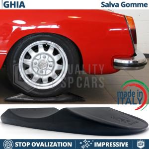Black TIRE CRADLES Flat Stop Protector, for Volkswagen Karmann Ghia | Original Kuberth MADE IN ITALY