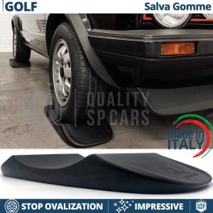Black TIRE CRADLES Flat Stop Protector, for Volkswagen Golf 1, 2 | Original Kuberth MADE IN ITALY