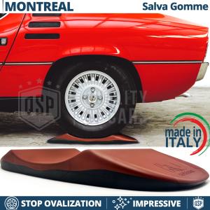 Red TIRE CRADLES Flat Stop Protector, for Alfa Montreal | Original Kuberth MADE IN ITALY