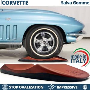 PROTECTORES DE NEUMÁTICOS Anti Deformación, Rojos para Chevrolet Corvette C1, C2 | Originales Kuberth HECHO EN ITALIA