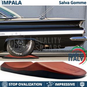 Rote Reifenschoner REIFENWIEGE STANDPLATTEN Für Chevrolet Impala | Original Kuberth HERGESTELLT IN ITALIEN