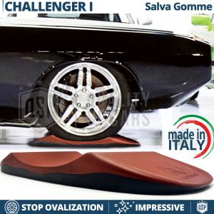 Red TIRE CRADLES Flat Stop Protector, for Dodge Challenger 1 | Original Kuberth MADE IN ITALY