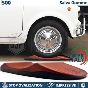 Cuscini SALVA GOMME Anti-ovalizzanti Rossi, per Fiat 500 | Originali Kuberth MADE IN ITALY
