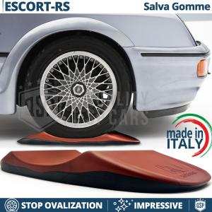 Rote Reifenschoner REIFENWIEGE STANDPLATTEN Für Ford Escort RS | Original Kuberth HERGESTELLT IN ITALIEN