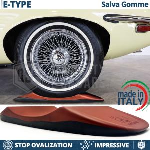 Cuscini SALVA GOMME Anti-ovalizzanti Rossi, per Jaguar E-Type | Originali Kuberth MADE IN ITALY