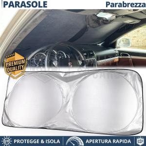 Parasol para Dacia Spring para Parabrisas Interior, Plegable, con Estructura de ACERO